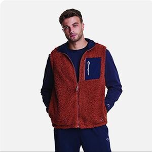 NWT CHAMPION Men’s Reversible Cozy High Vest Size 2XL